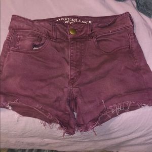 **SOLD** Maroon American Eagle Shorts